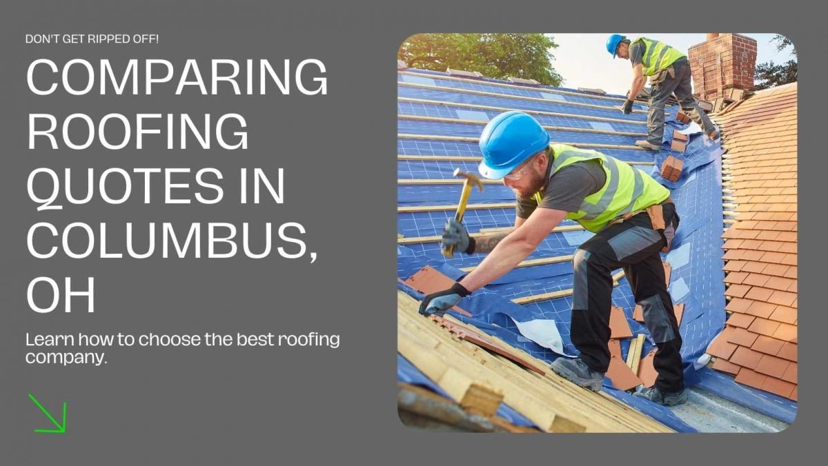 contractor on the roof making repairs
