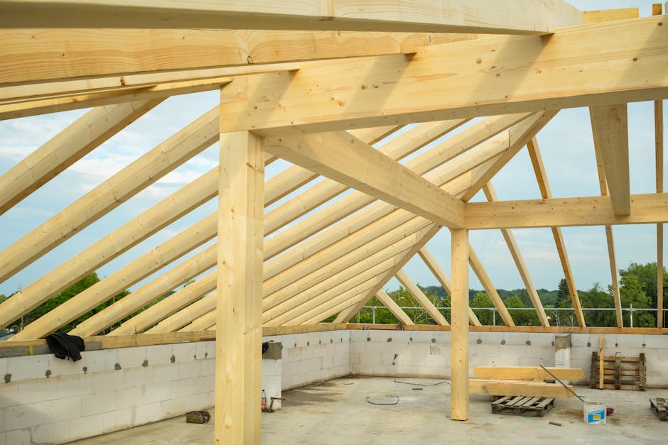 Roof trusses diagram - how much to re-frame a roof for addition