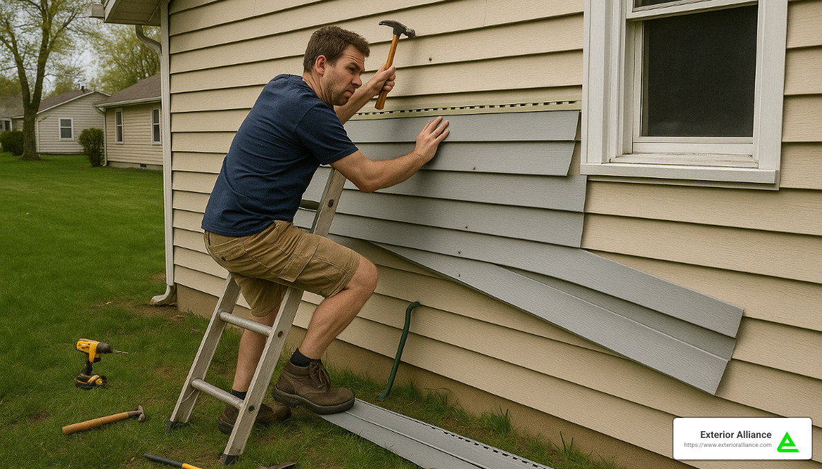 DIY siding installation mistakes - Professional siding contractors