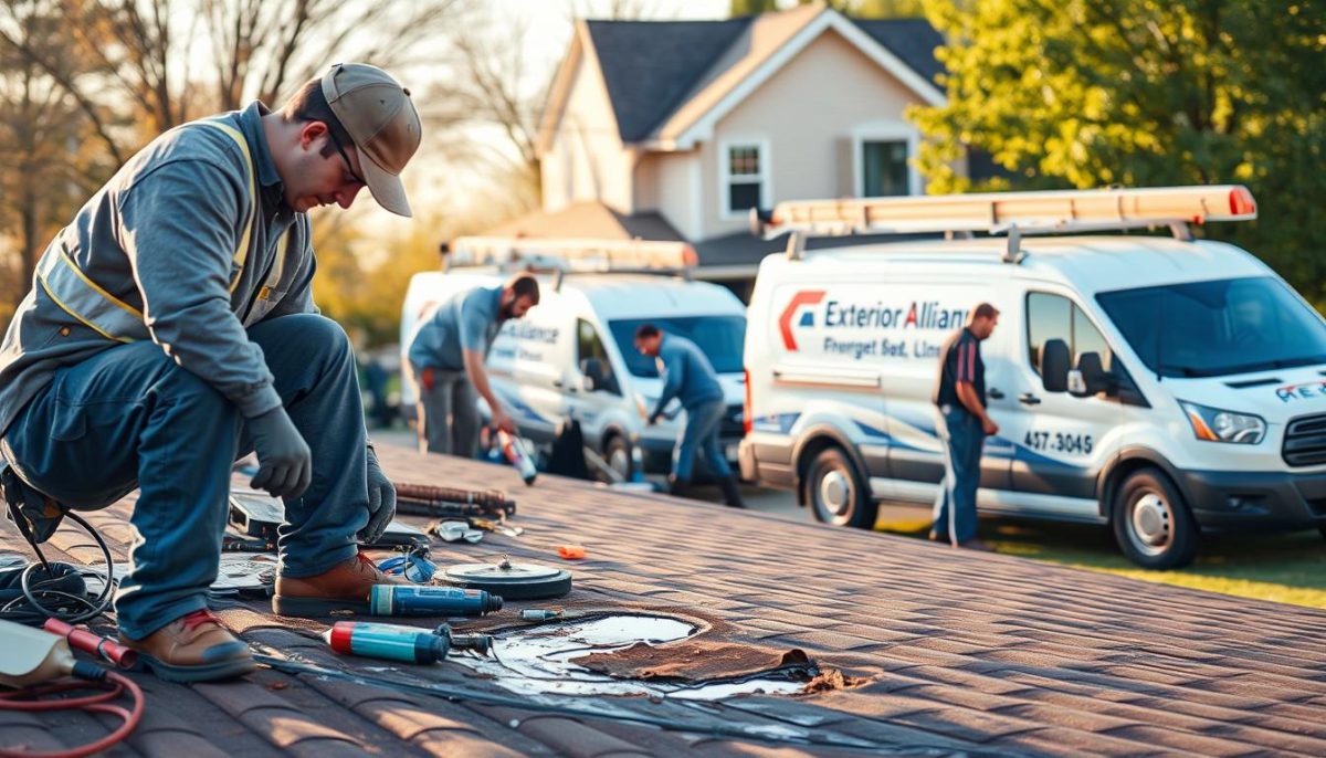 Emergency Roof Leak Repair in Columbus