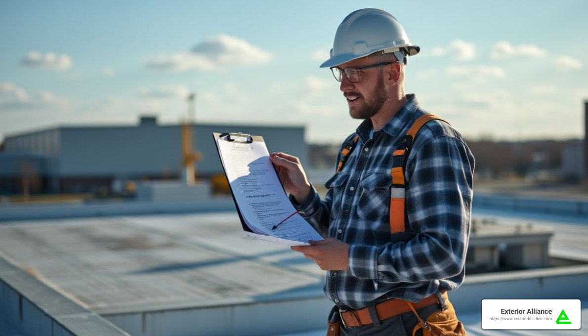 Roof maintenance checklist - commercial roof contractor ohio