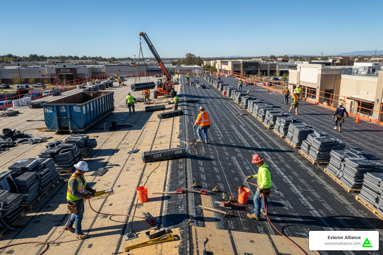 Commercial roof replacement - Commercial roof replacement