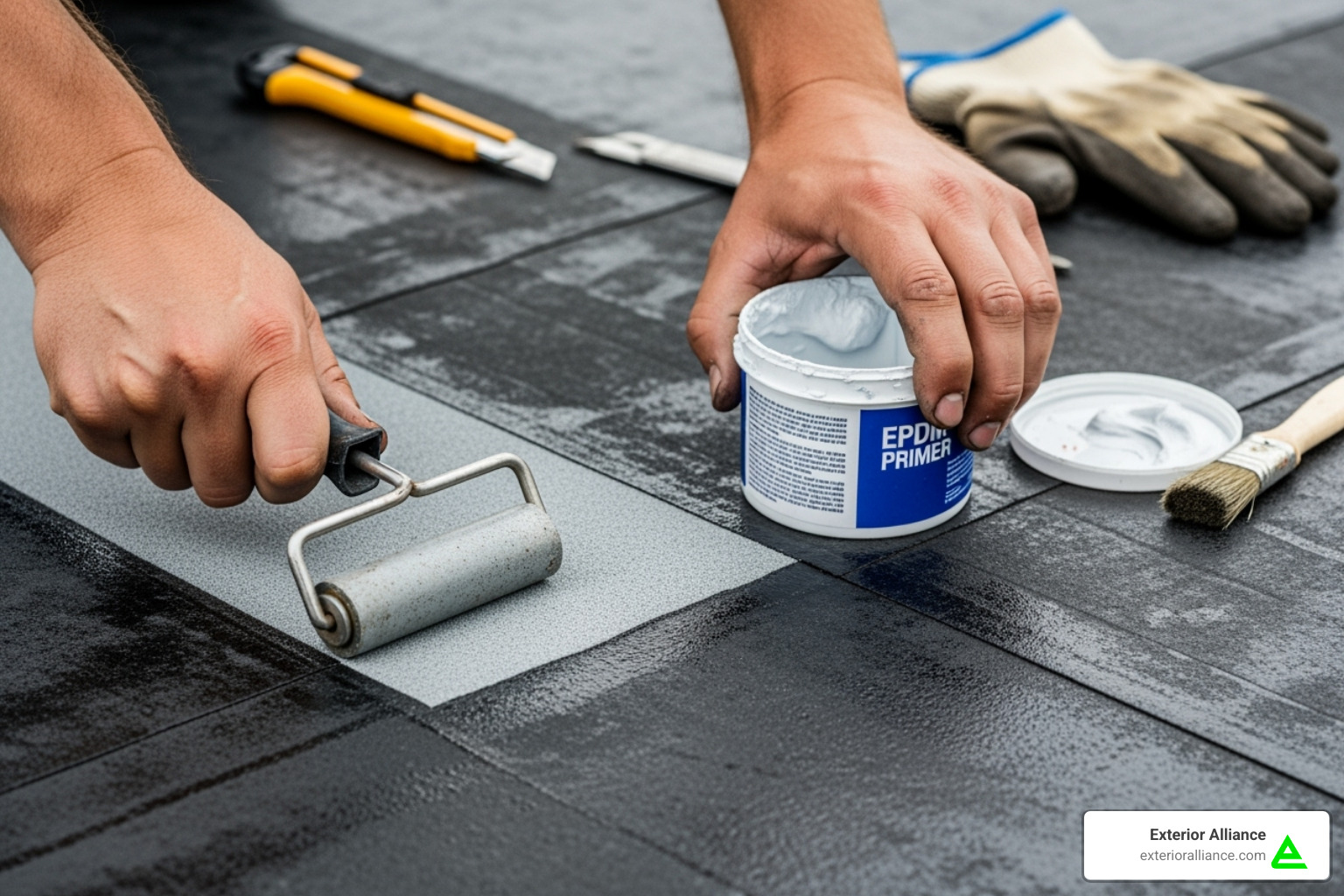 EPDM roof repair - EPDM roof repair