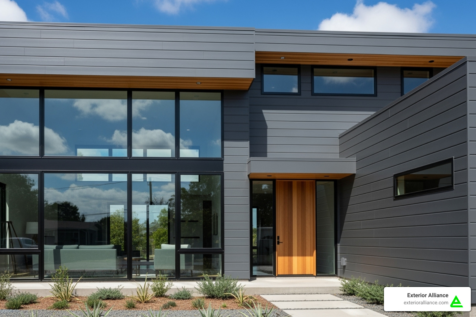 James Hardie siding on modern home - James Hardie siding James Hardie siding on modern home - James Hardie siding