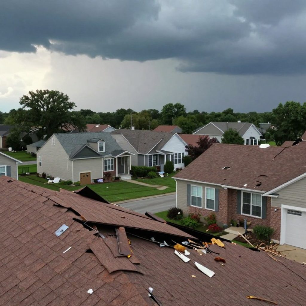 storm damage on Ohio roofs storm damage on Ohio roofs