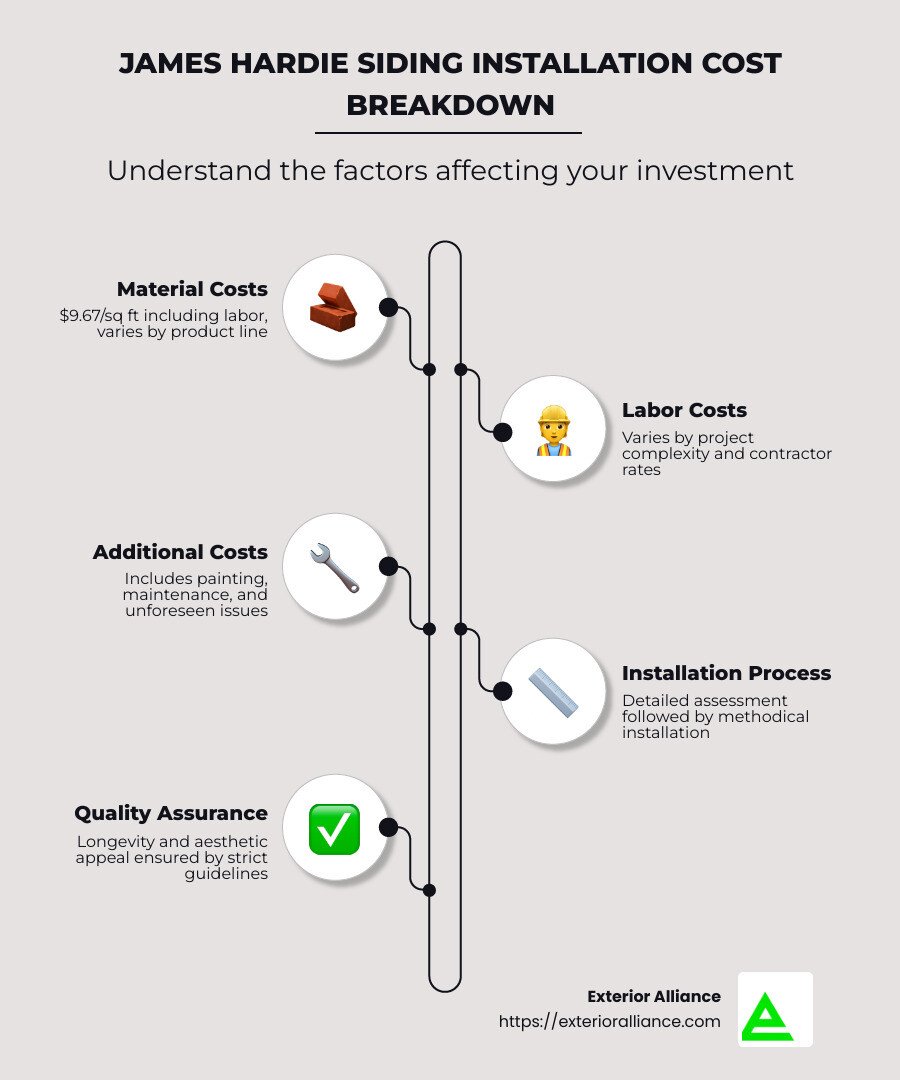 James Hardie siding installation cost breakdown